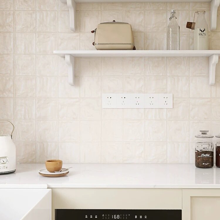 N31813 Nordic Retro Pearl Glaze-Size 400×800mm-Creamy White