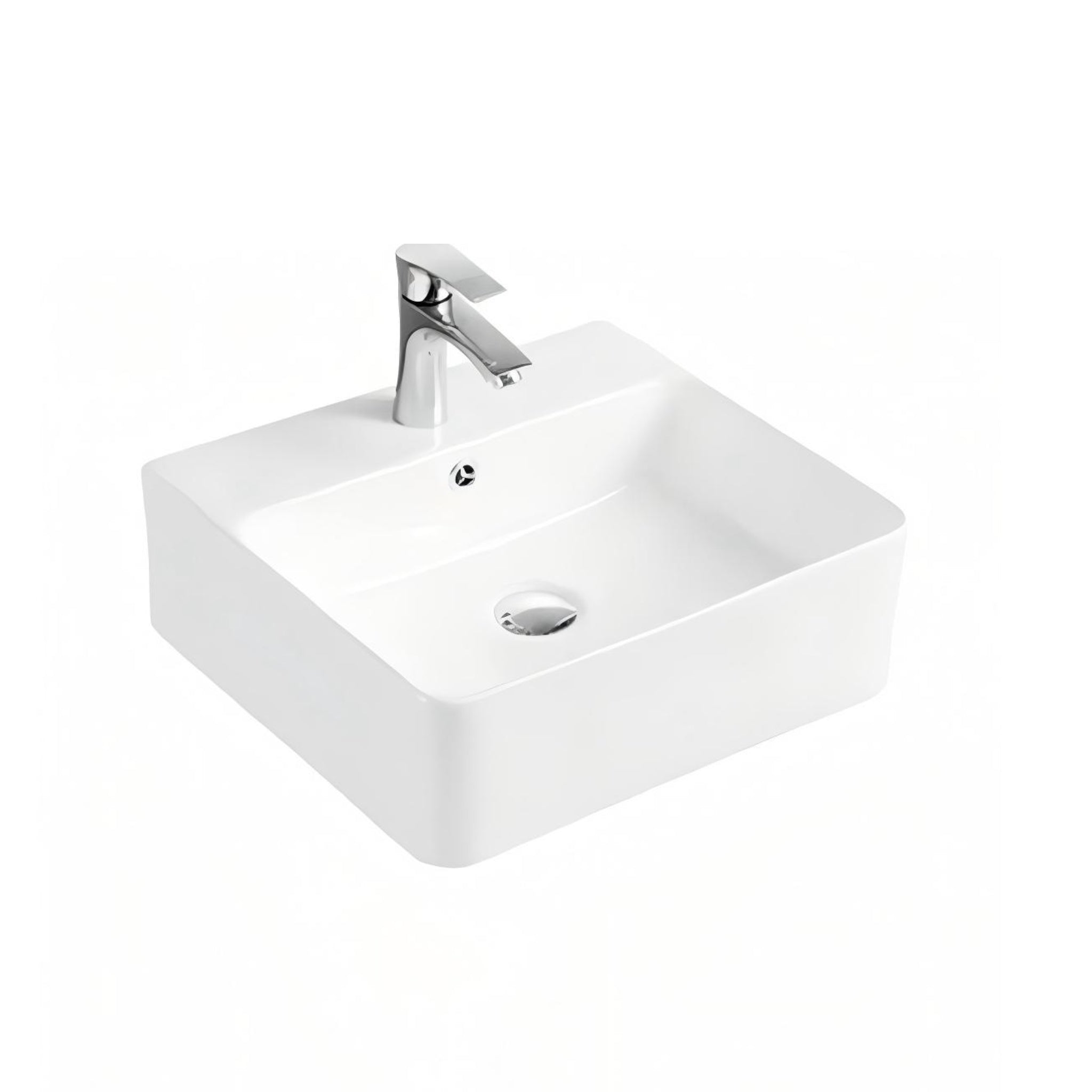 9133B Size-460x460x160mm Modern Minimalist-White