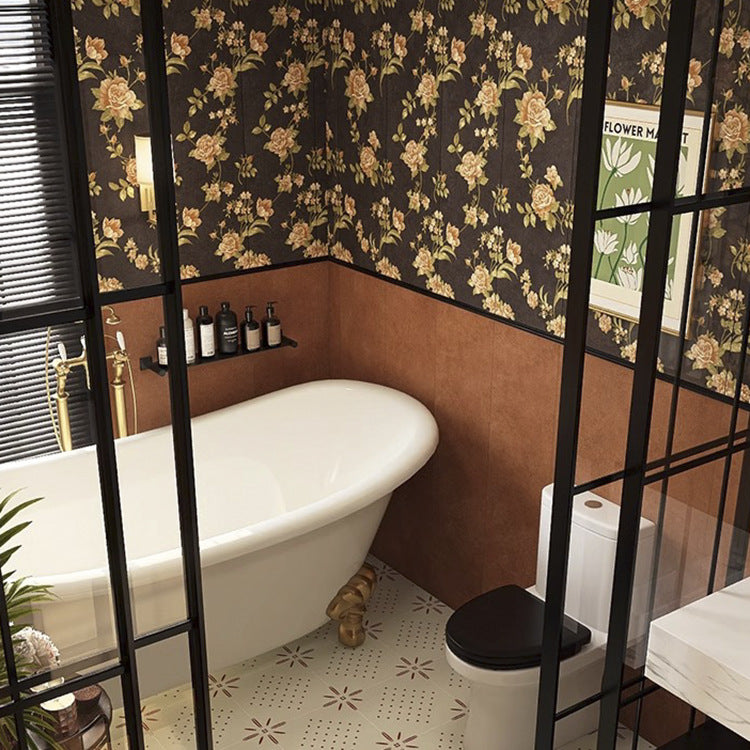 N31810 Medieval Revival-Style Bathroom Tiles-Size 300×1200×9mm-Burnt Sugar Coloring