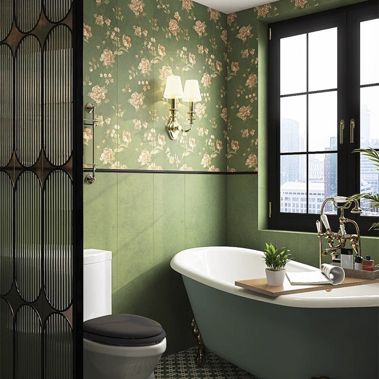 N31810 Medieval Revival-Style Bathroom Tiles-Size 300×1200×9mm-Burnt Sugar Coloring