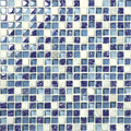 R1598 Blue & White Glass Mosaic Tile