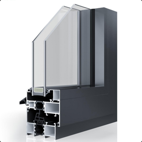 RIVER SEINE SERIES 80mm Energy-Efficient Tilt & Turn Aluminum Window | Argon Gas Filled, Triple Sealed, Custom Colors