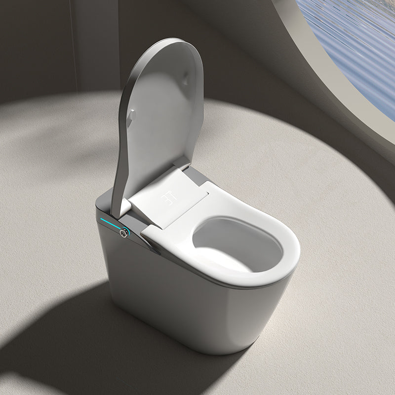 K1 Ceramic Smart Toilet with Remote & Night Light - White